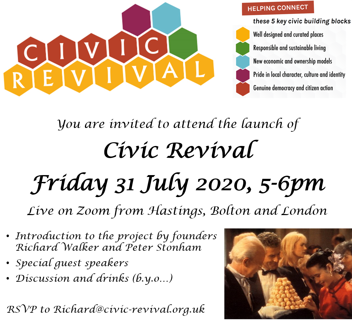 Civic Revival launch and virtual drinks
