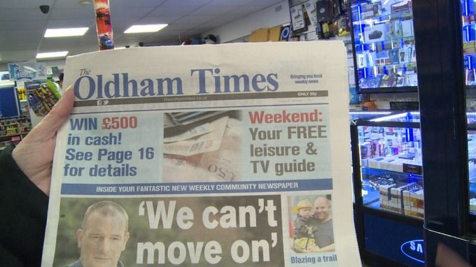 Oldham gets its own daily newspaper back after 3-year gap