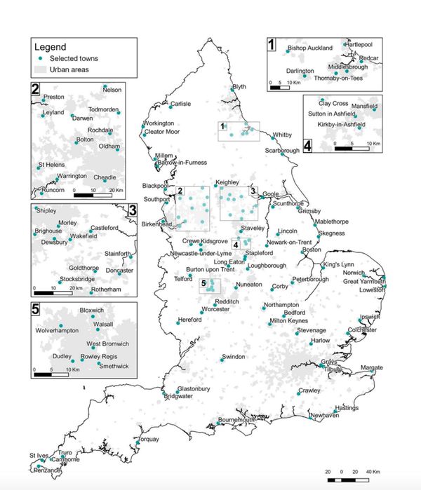 100 places invited to submit Town Investment Plans for share of £3.6 billion new government funding